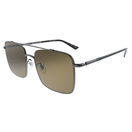 Gucci Unisex Silver Sunglasses GG_0610SK_002