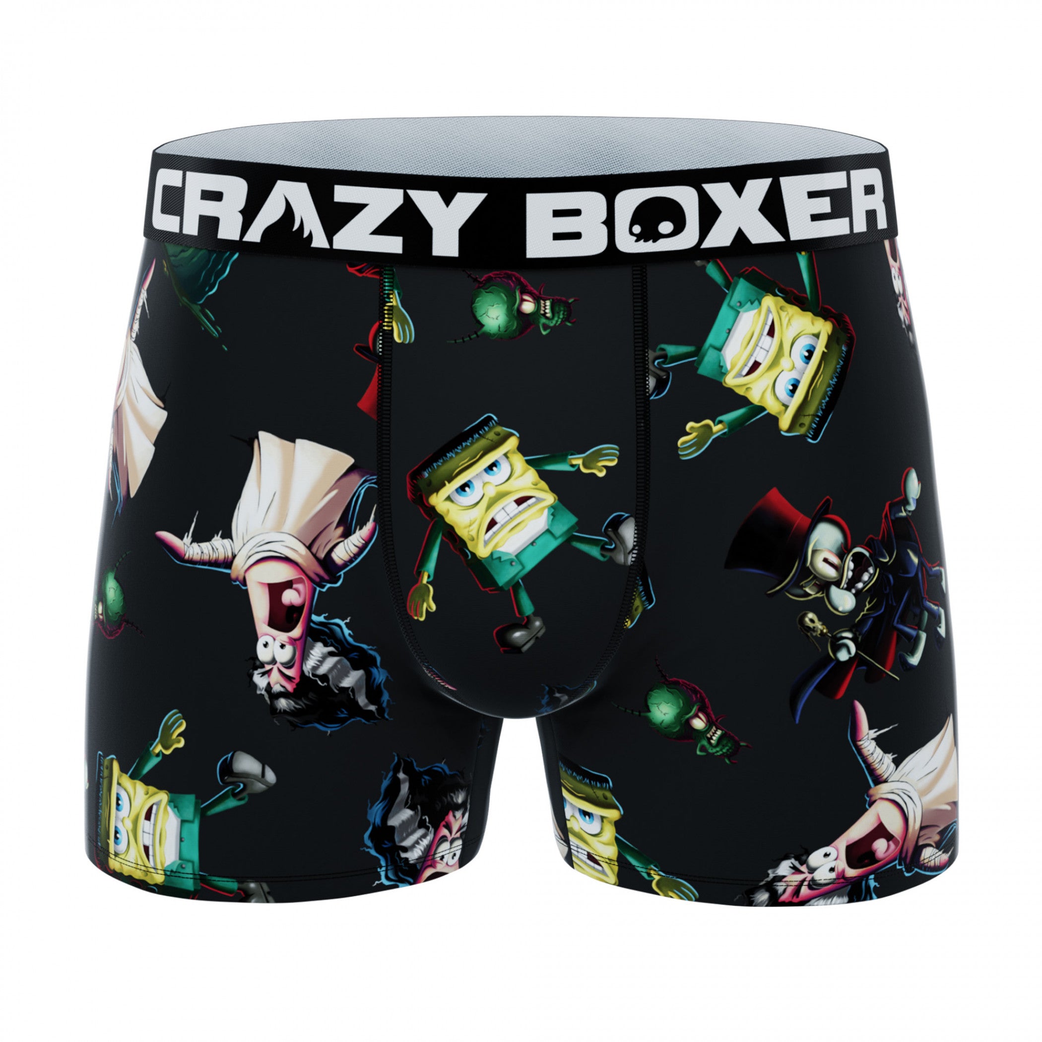 title:Crazy Boxer SpongeBob SquarePants Halloween Boxers in Novelty Packaging;color:Multi-Color