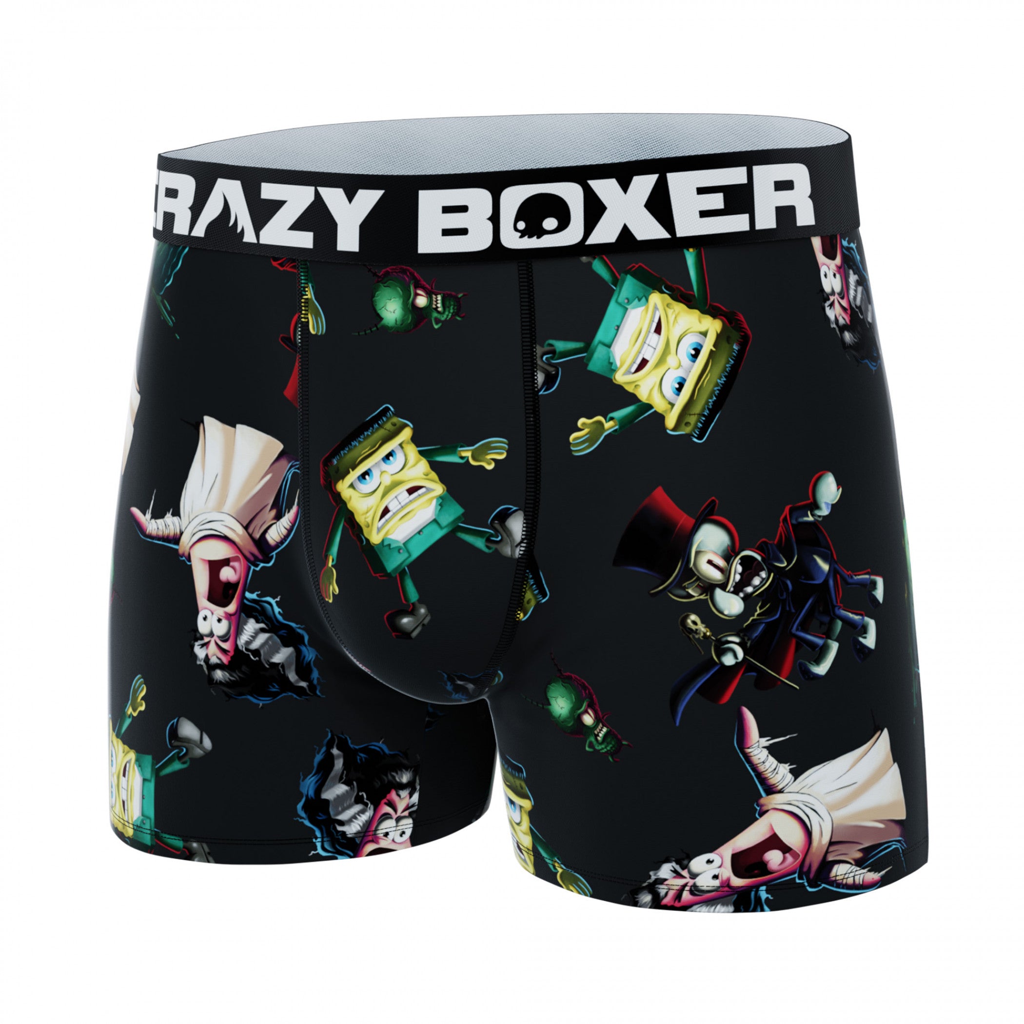 title:Crazy Boxer SpongeBob SquarePants Halloween Boxers in Novelty Packaging;color:Multi-Color