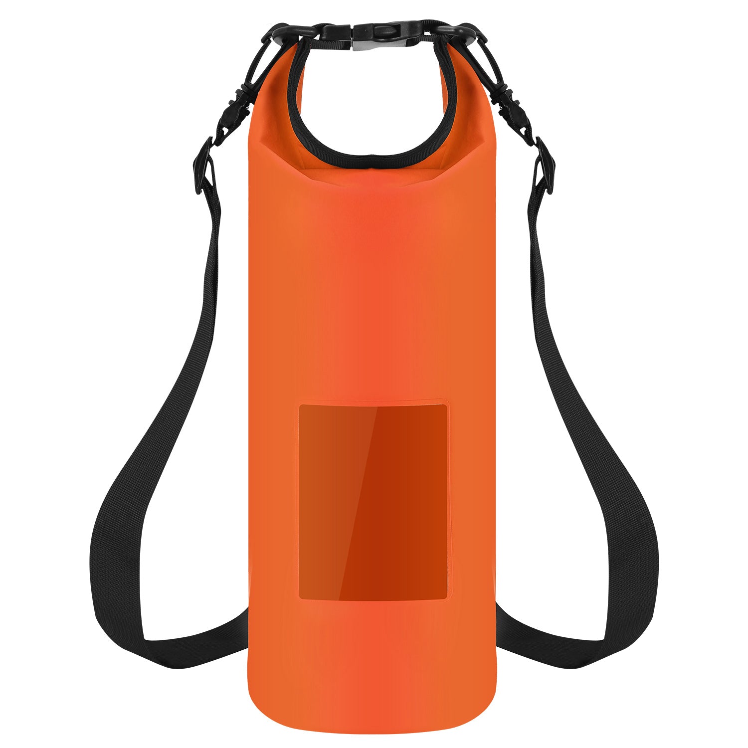 title:Floating Waterproof Dry Bag Floating Dry Sacks with Observable Window 10L Roll Top Lightweight Dry Storage Bag for Kayaking Rafting Boating Swimming C;color:Orange