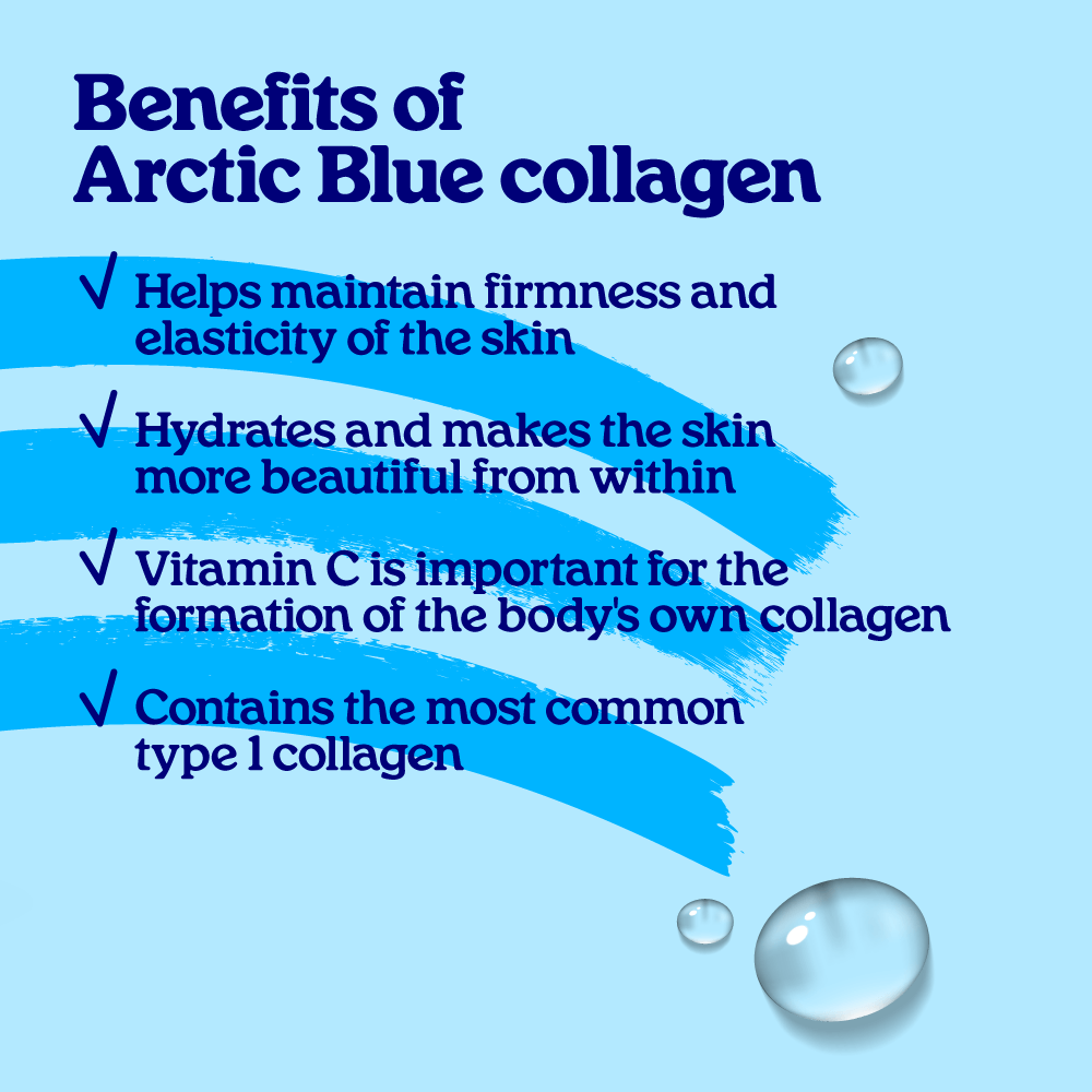 Arctic Blue MSC Fish 100% Collagen Powder Easy to Dissolve 150 gr.