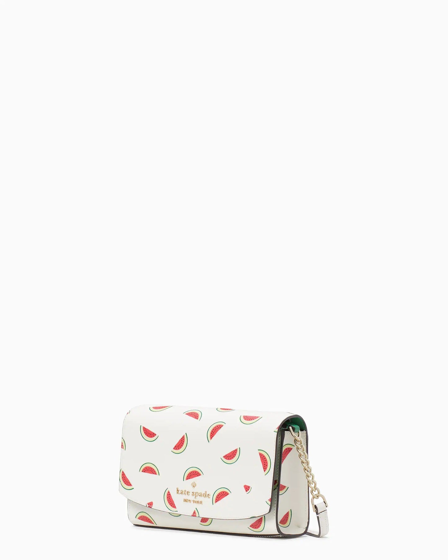 Kate Spade Staci Watermelon Party Printed Small Flap Crossbody