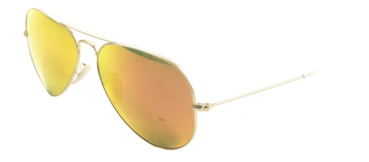 title:Ray Ban Gold Sunglasses with Polarized Red Lenses-RB_3025_112/4D_58mm;color:Gold