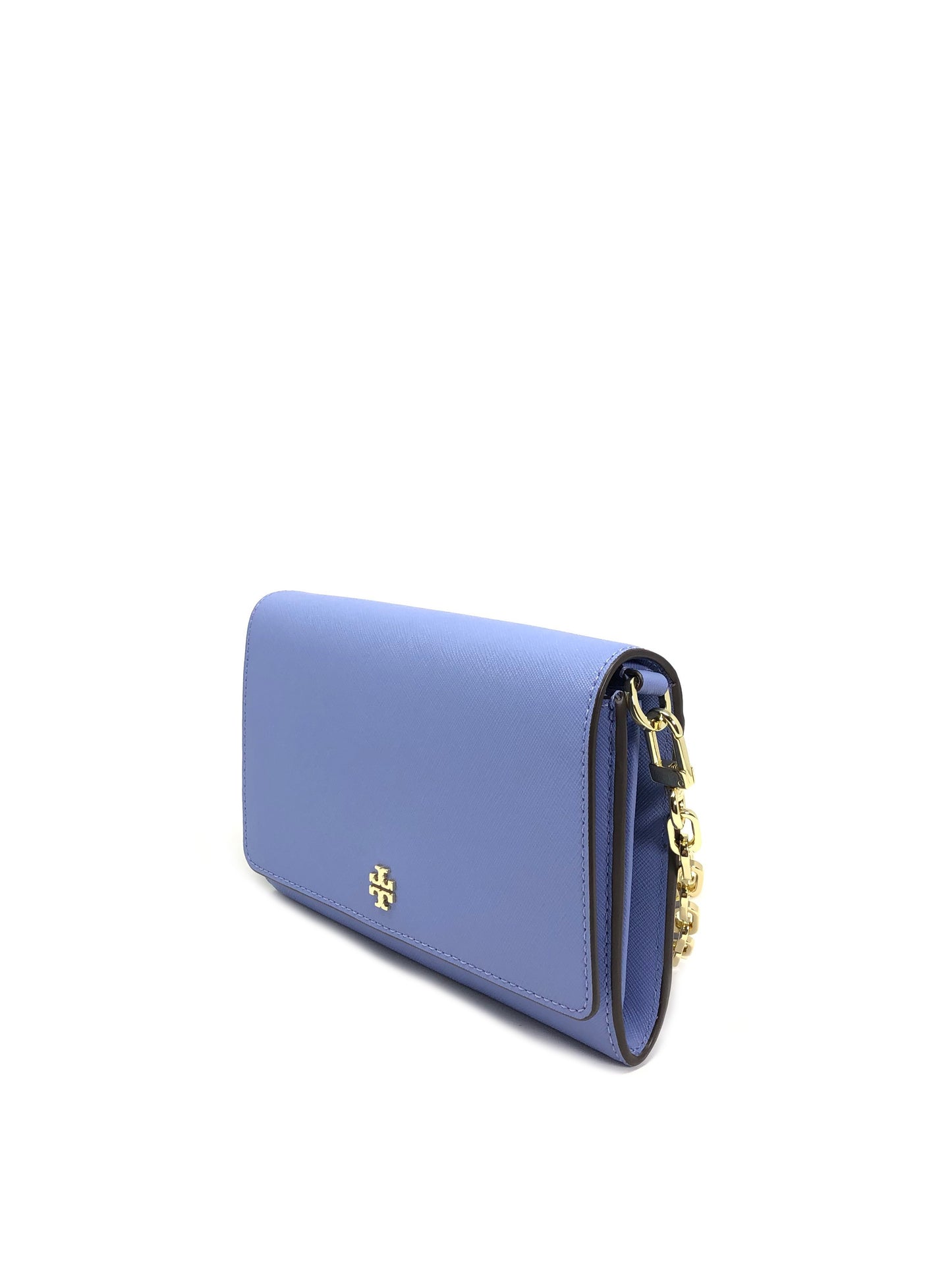 Tory Burch Bow Blue Emerson Chain Wallet