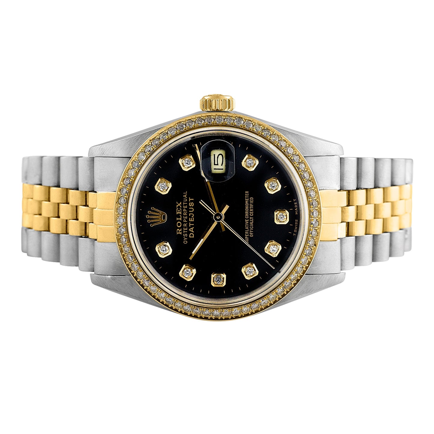 Pre-owned Rolex Men's Two-tone  Datejust #73