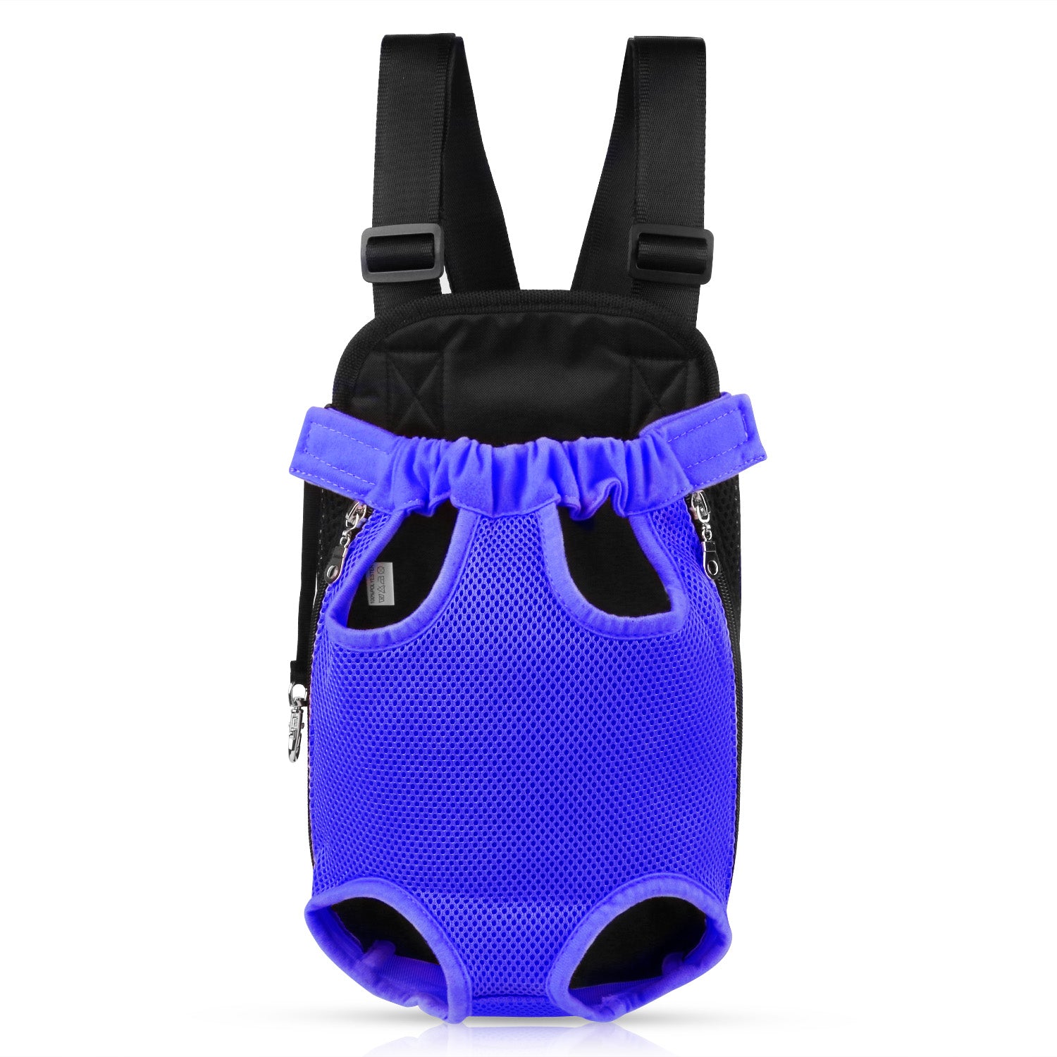 title:Dog Carrier Backpack Legs Out Front Pet Backpack Carrier Travel Bag Adjustable Shoulder Straps for Hiking Camping Shopping Biking;color:Blue