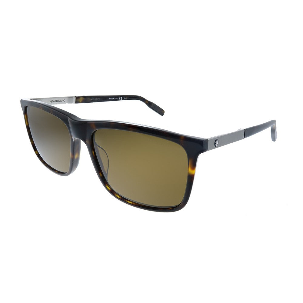 MontBlanc Unisex Havana Sunglasses MB_0116S_002