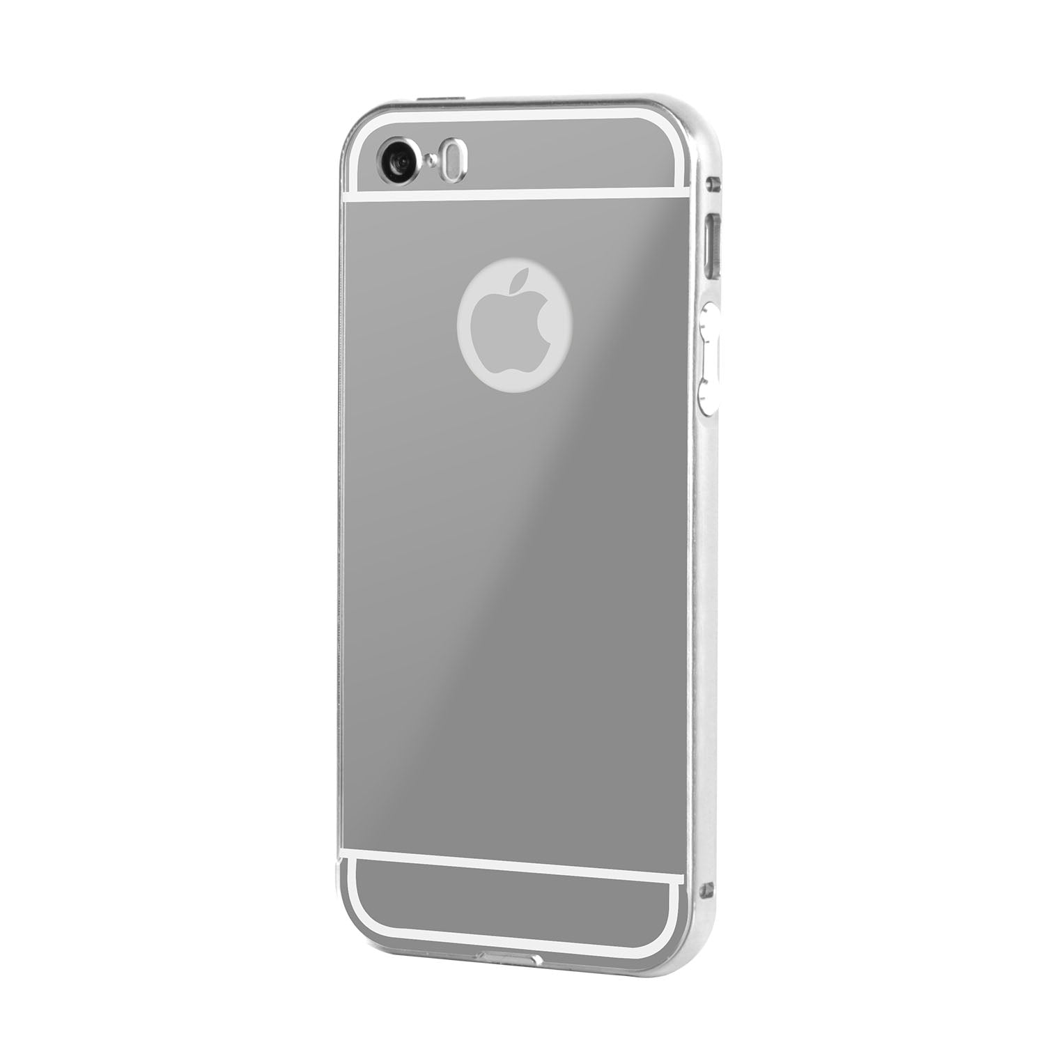 title:Slim Shock-resistant Mirror Case For iPhone 5/5s;color:Silver