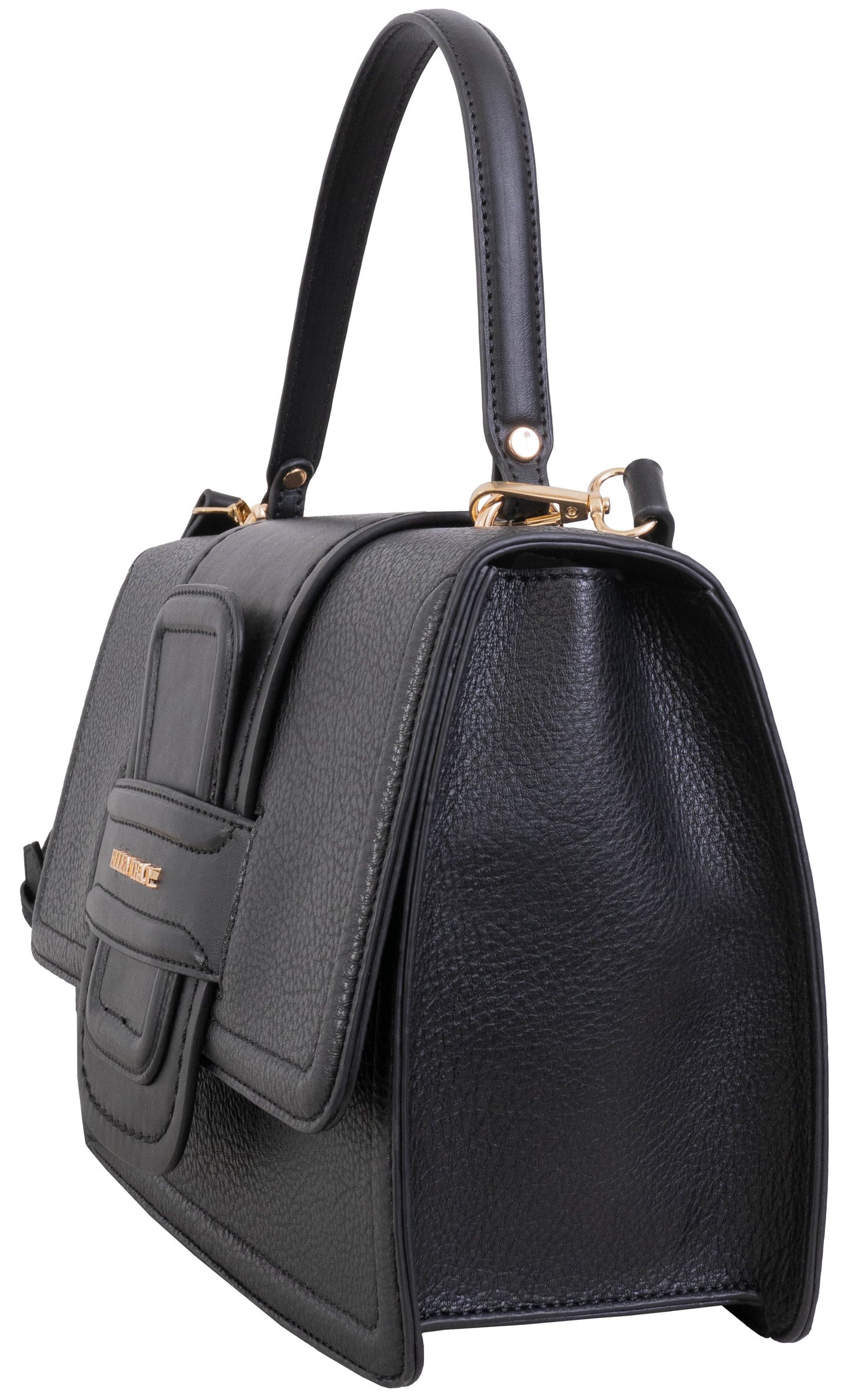 Ellen Tracy Top Flap Satchel with Front Flap Detail