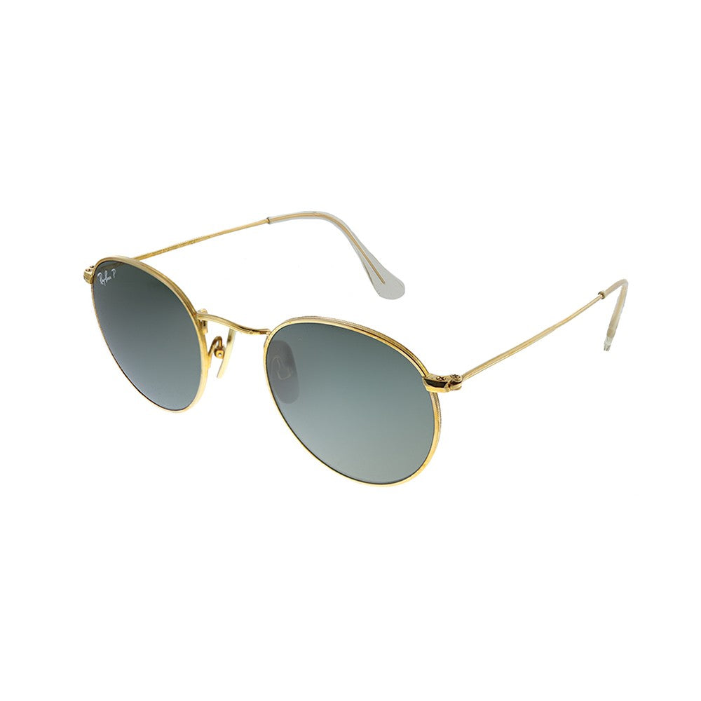 title:Ray Ban Gold Sunglasses with Polarized Green Lenses-RB_8247_921658_50mm;color:Gold