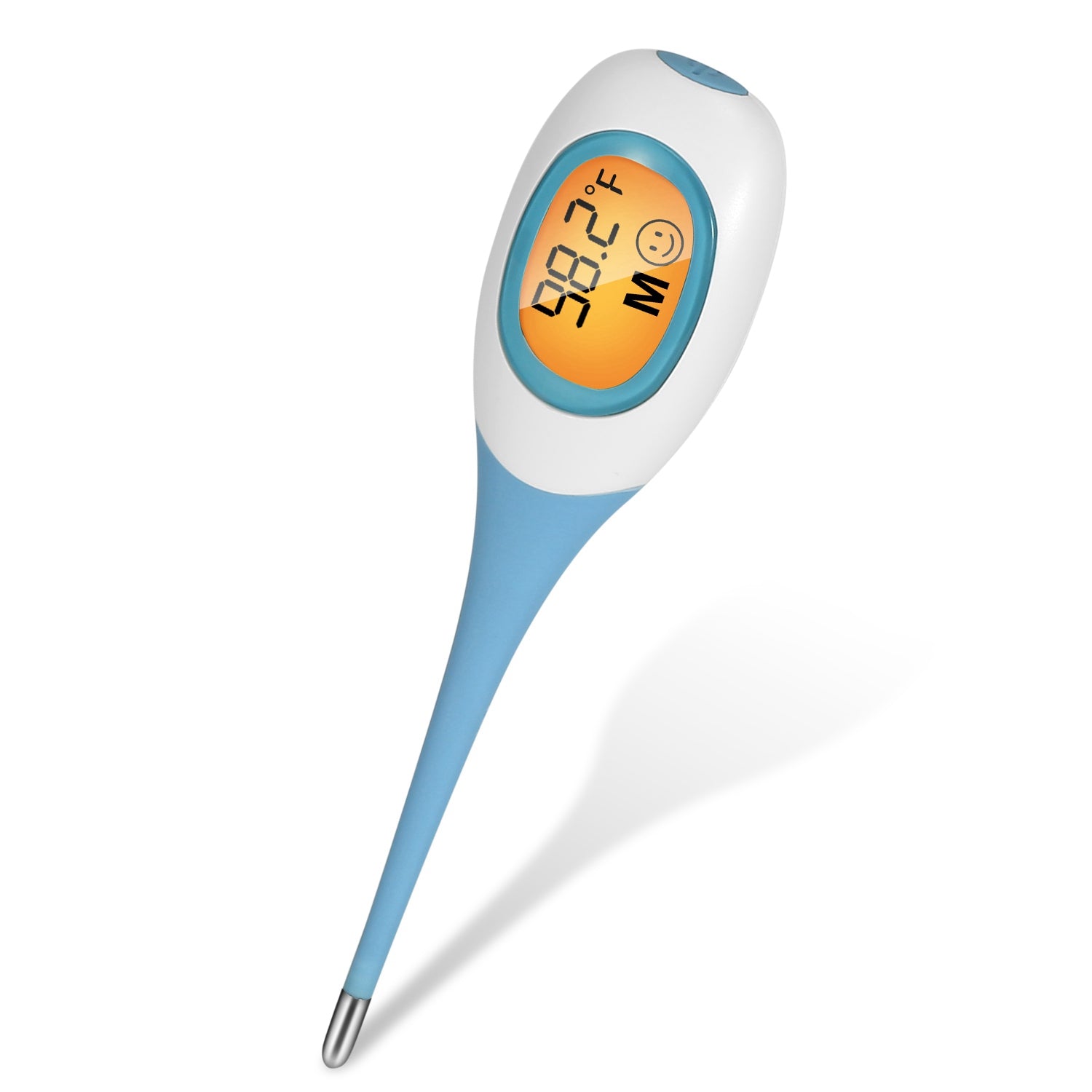 title:Oral Thermometer Body Thermometer Oral Rectal Underarm Temperature Thermometer C/F Switchable Accurate Fast Temperature Reading Fever Thermometer for;color:Blue