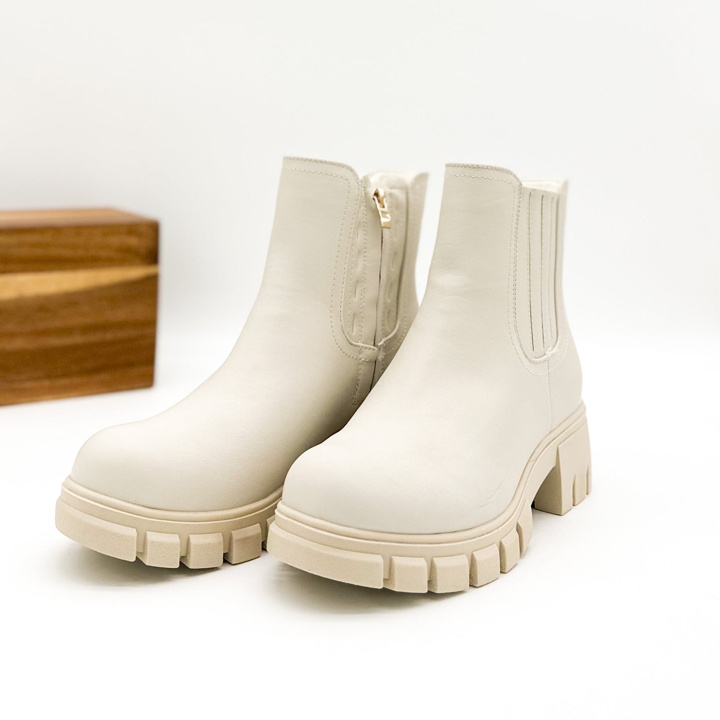 As If Ankle Boot in Ivory