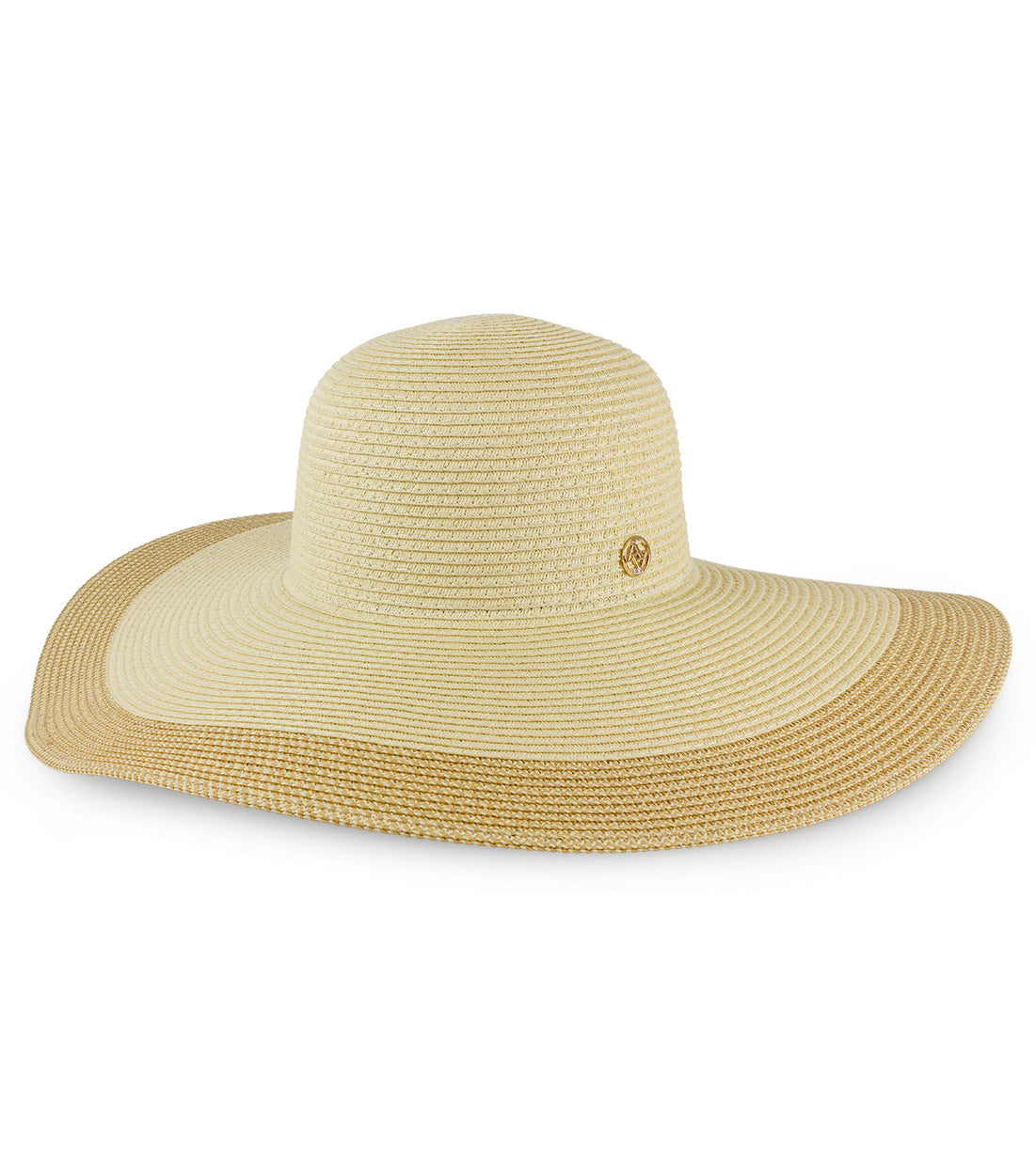 title:Adrienne Vittadini Straw Hat 224S;color:NATURAL/TOAST