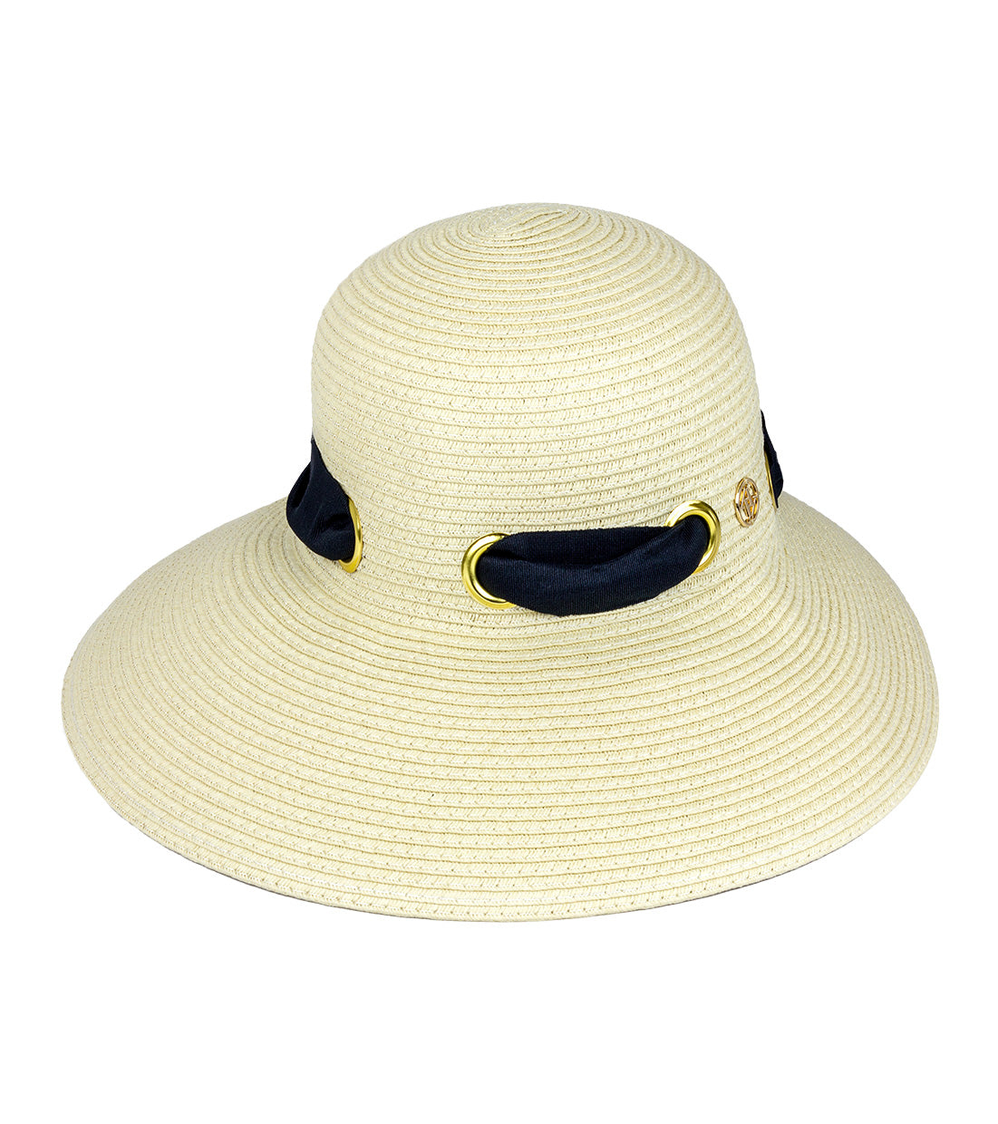 title:Adrienne Vittadini Straw Hat 230S;color:NATURAL