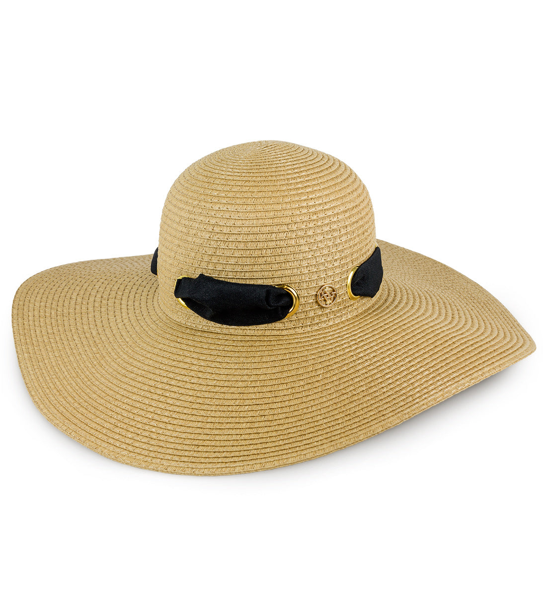 title:Adrienne Vittadini Straw Hat 231S;color:TOAST