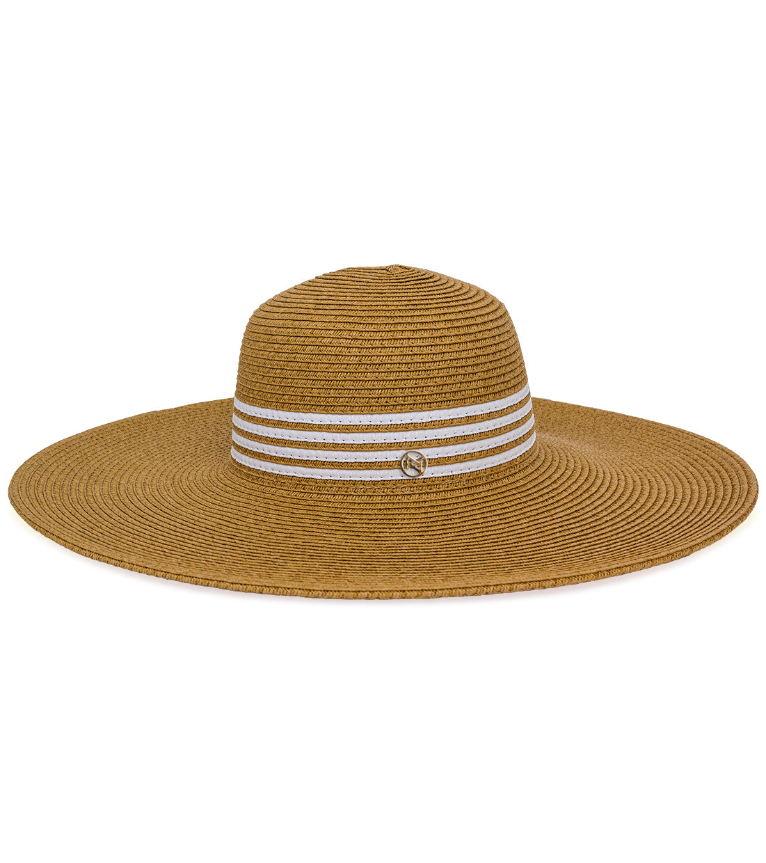 title:Adrienne Vittadini Straw Hat 321S;color:TOAST