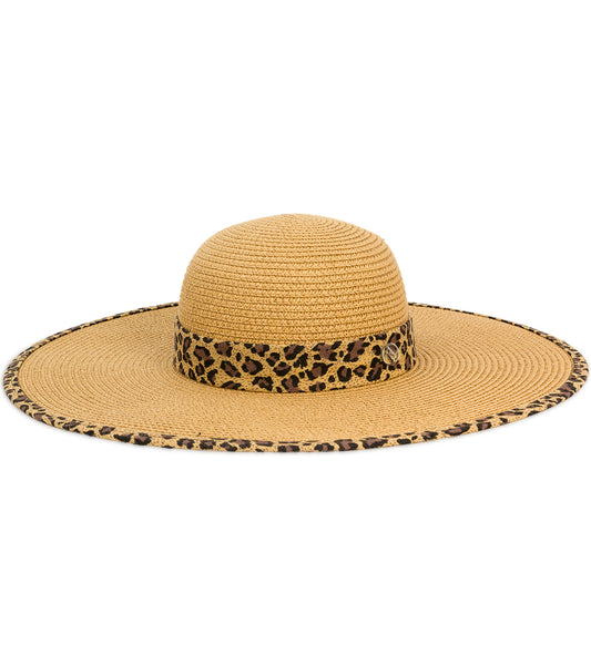 title:Adrienne Vittadini Straw Hat 323S;color:TOAST