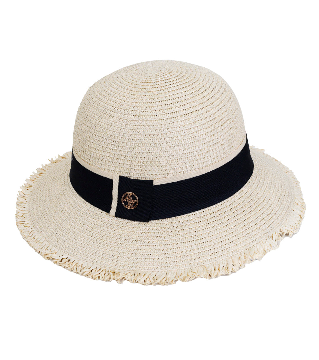 title:Adrienne Vittadini Straw Hat 329S;color:NATURAL