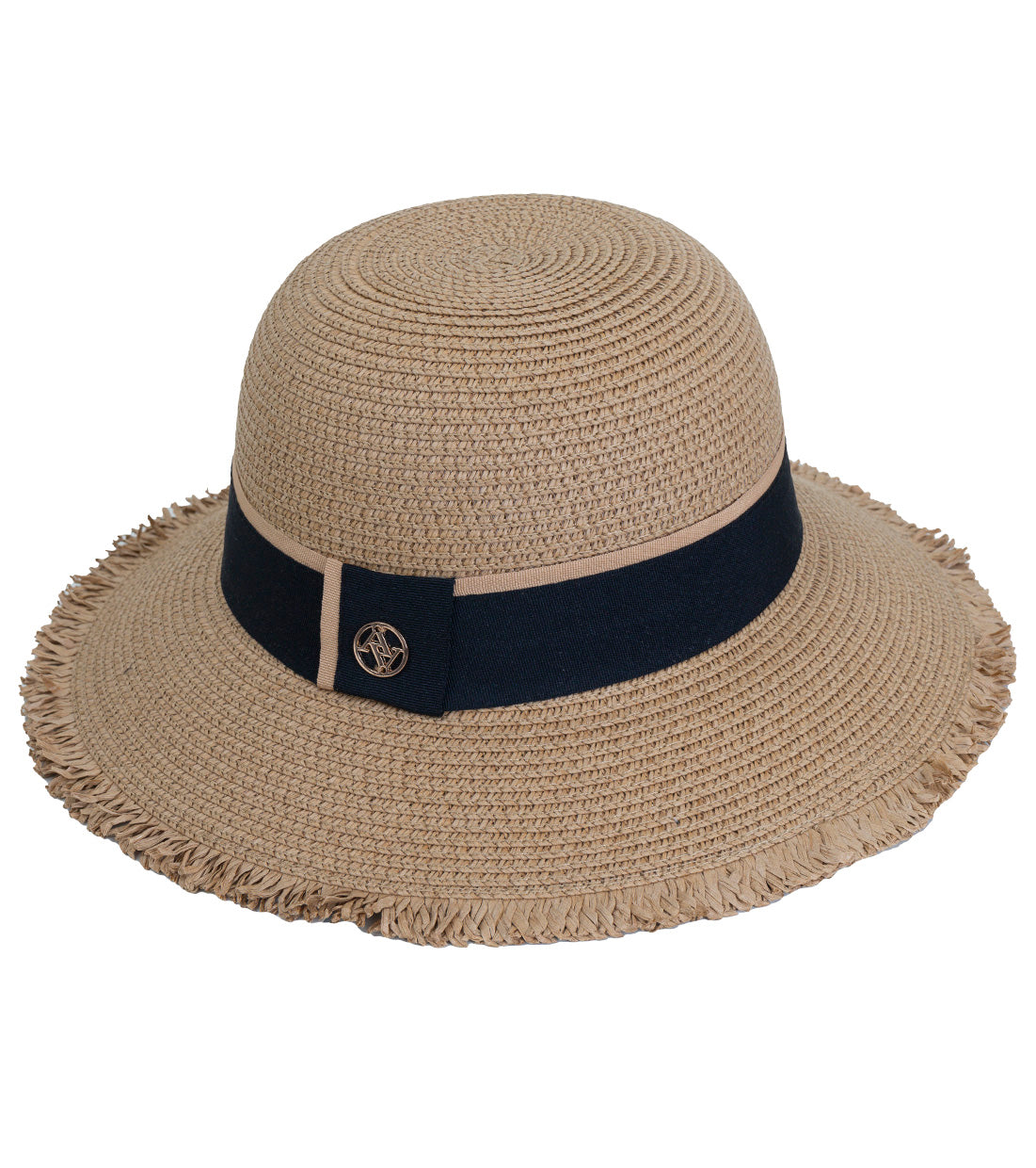 title:Adrienne Vittadini Straw Hat 329S;color:TOAST