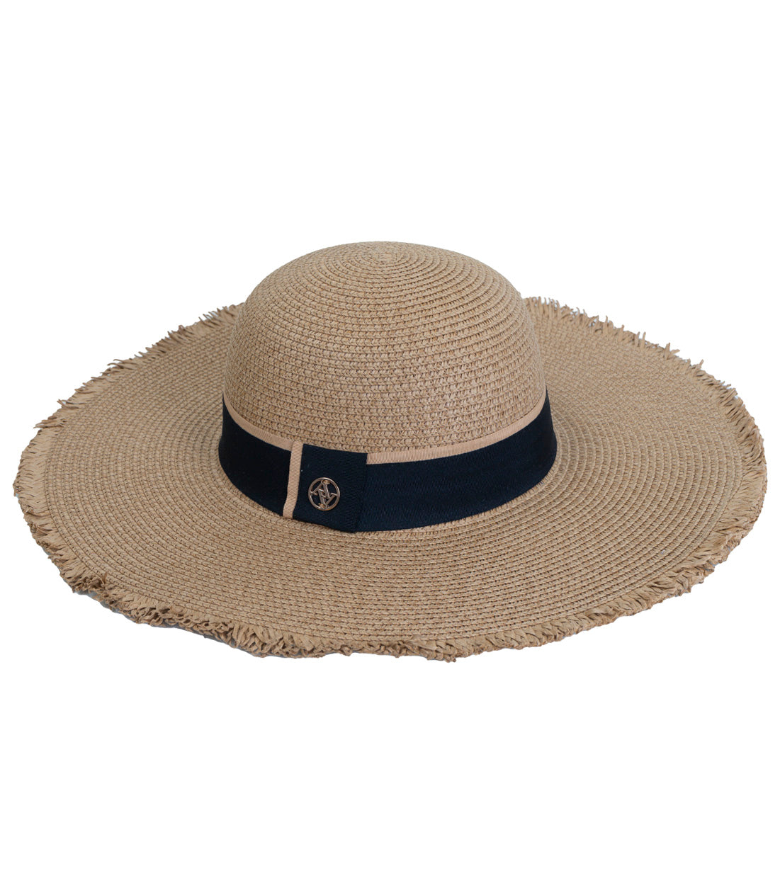 title:Adrienne Vittadini Straw Hat 330S;color:TOAST