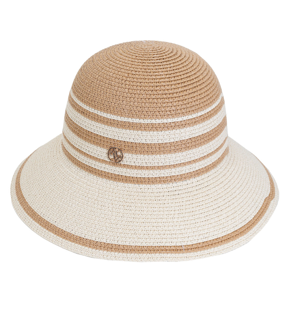 title:Adrienne Vittadini Straw Hat 334S;color:TOAST