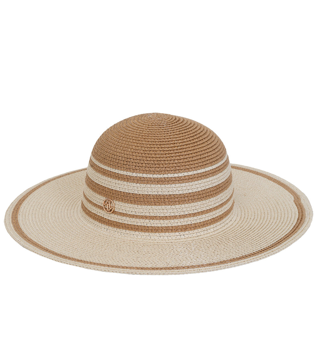 title:Adrienne Vittadini Straw Hat 336S;color:TOAST