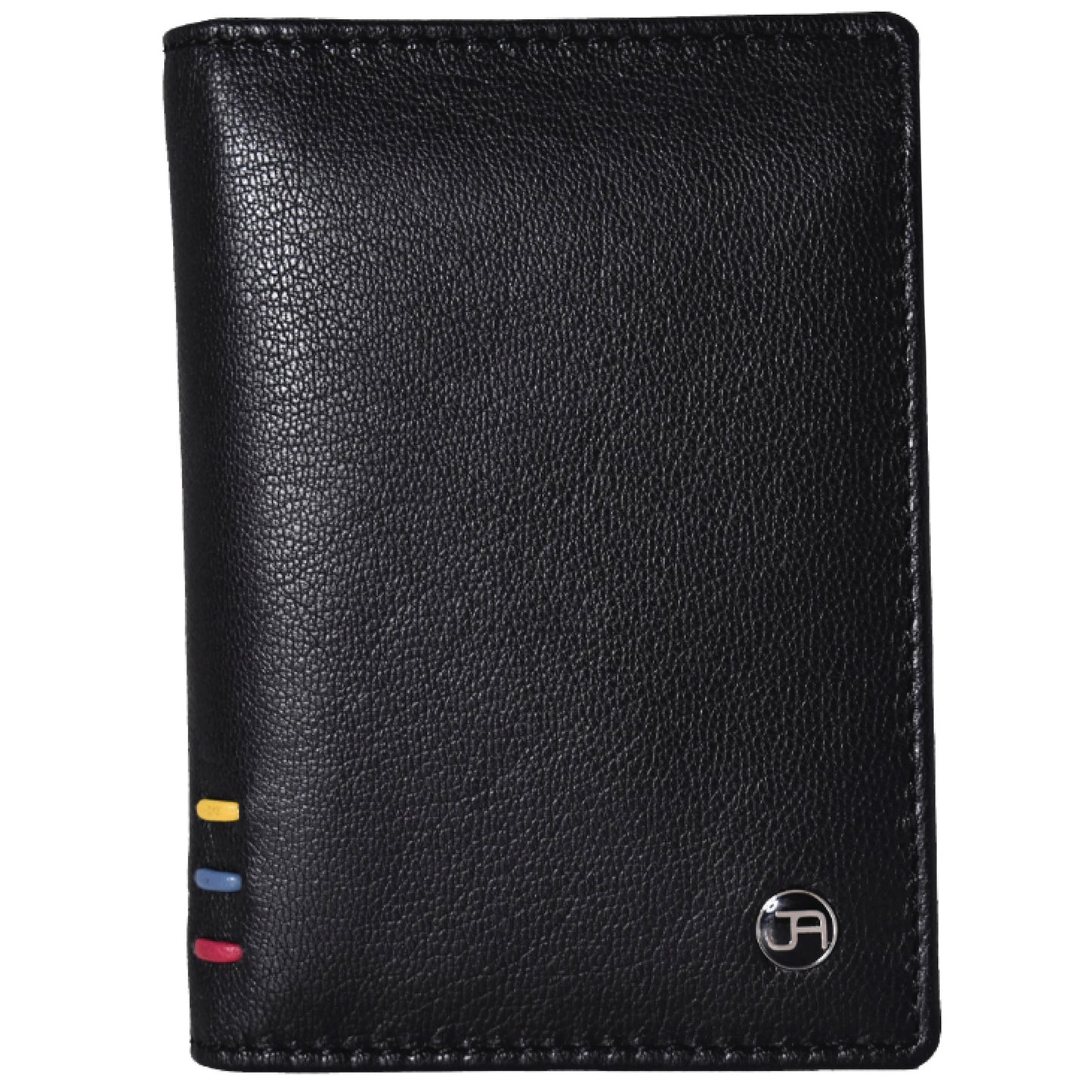 Jack Abrahams Bi-Fold RFID Wallet With Flip ID Window Pocket