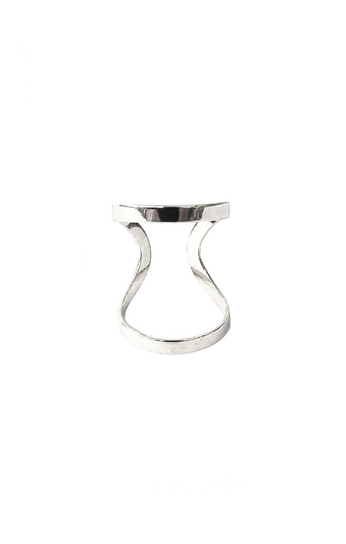 title:Stencil Open Ring;color:Silver