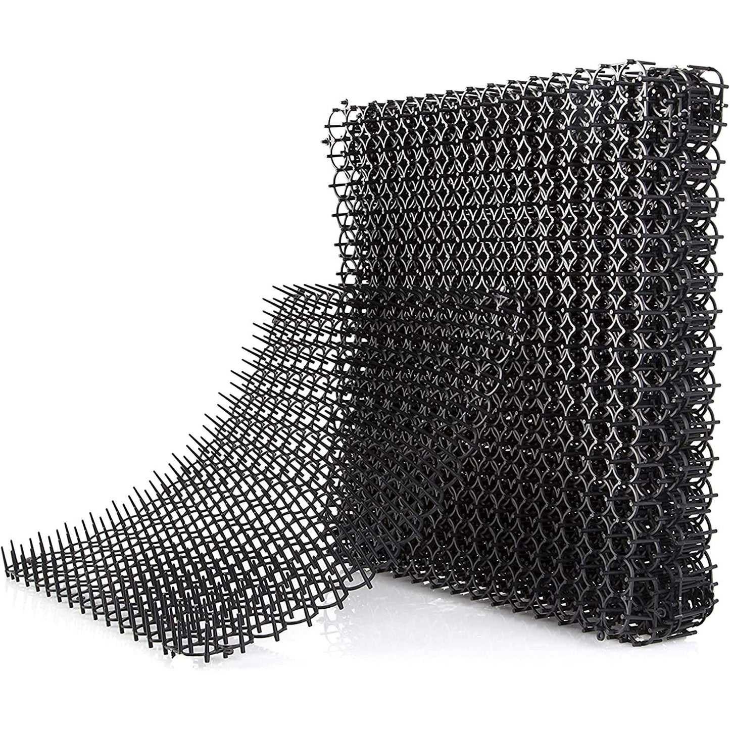 title:Fresh Fab Finds 10Pcs Cat Spike Mat with Spikes 15.8x11.8in Cat Repellent Mats Spike Deterrent Stopper Mat for Pet Cats Dogs 13x1ft Area;color:Black