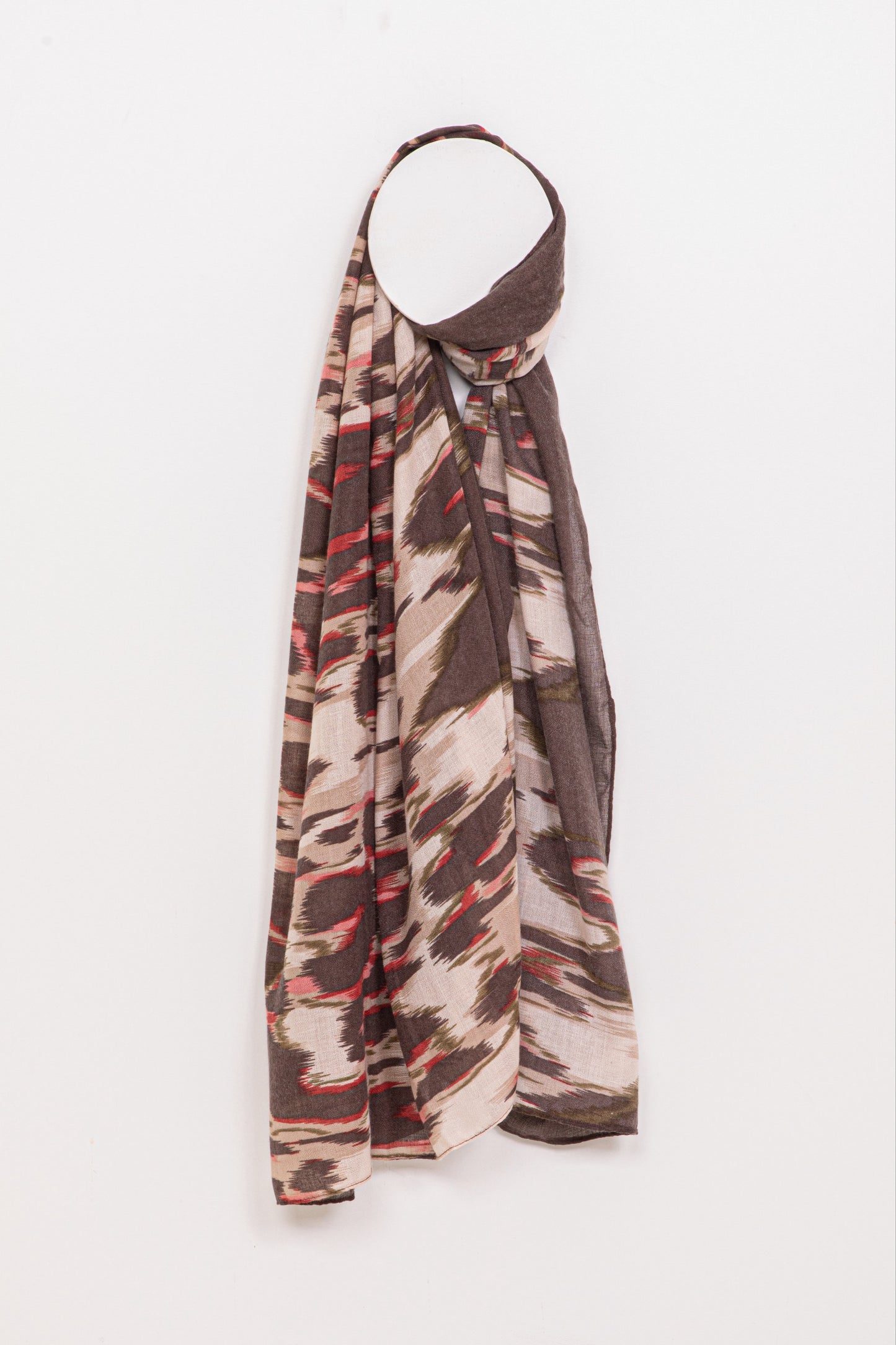 di firenze Animal Print Lightweight Scarf