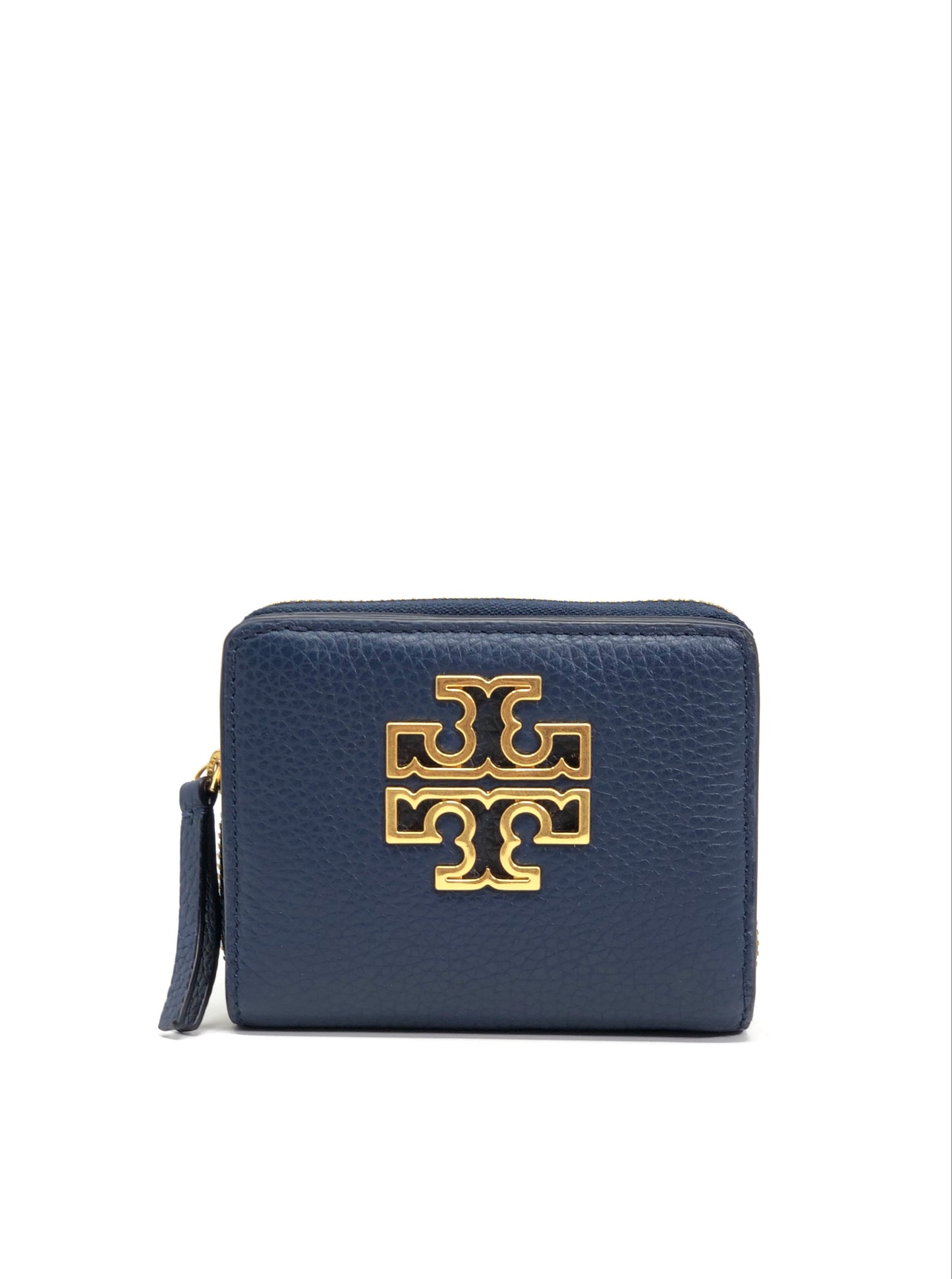 title:Tory Burch Royal Navy Britten Mini Wallet;color:Royal Navy