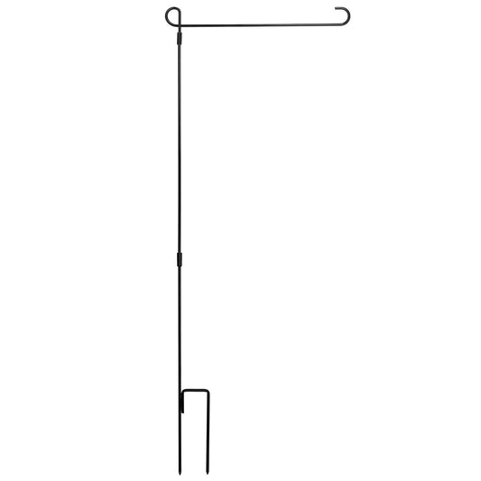 title:Garden Flag Stand Flagpole Weatherproof Wrought Iron Coated Yard Flag Holder For Yard Flag Party Banner Fits 11.8x17.7in Flag;color:not applicable