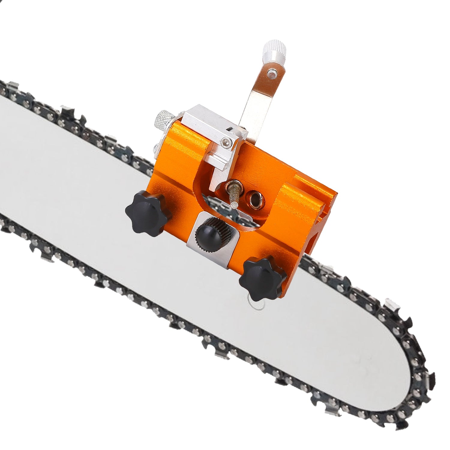 title:Chainsaw Chain Sharpening Jig Universal Chainsaw Sharpener Kit Hand Crank Chain Sharpener for Electric Saw for Lumberjack Garden Worker;color:not applicable