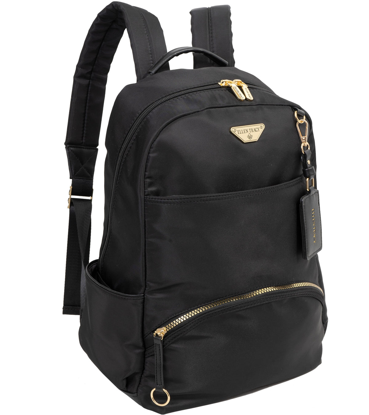 Ellen Tracy 19 In. Nylon Twill Workbook Tech Backpack ETB1015 001