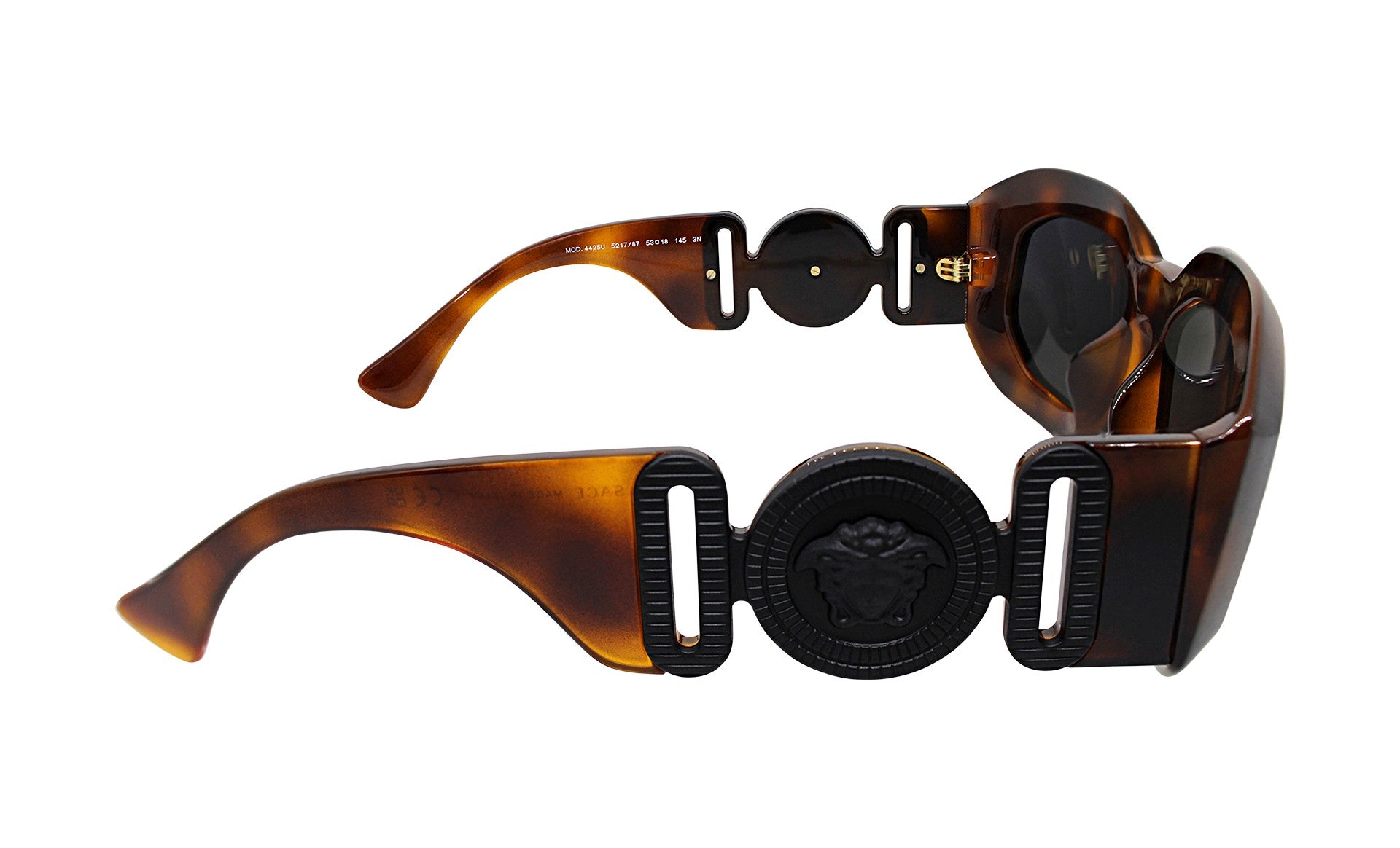 Versace Unisex Havana Sunglasses with Grey Anti-Reflective Lenses VE_4425U_521787_54mm