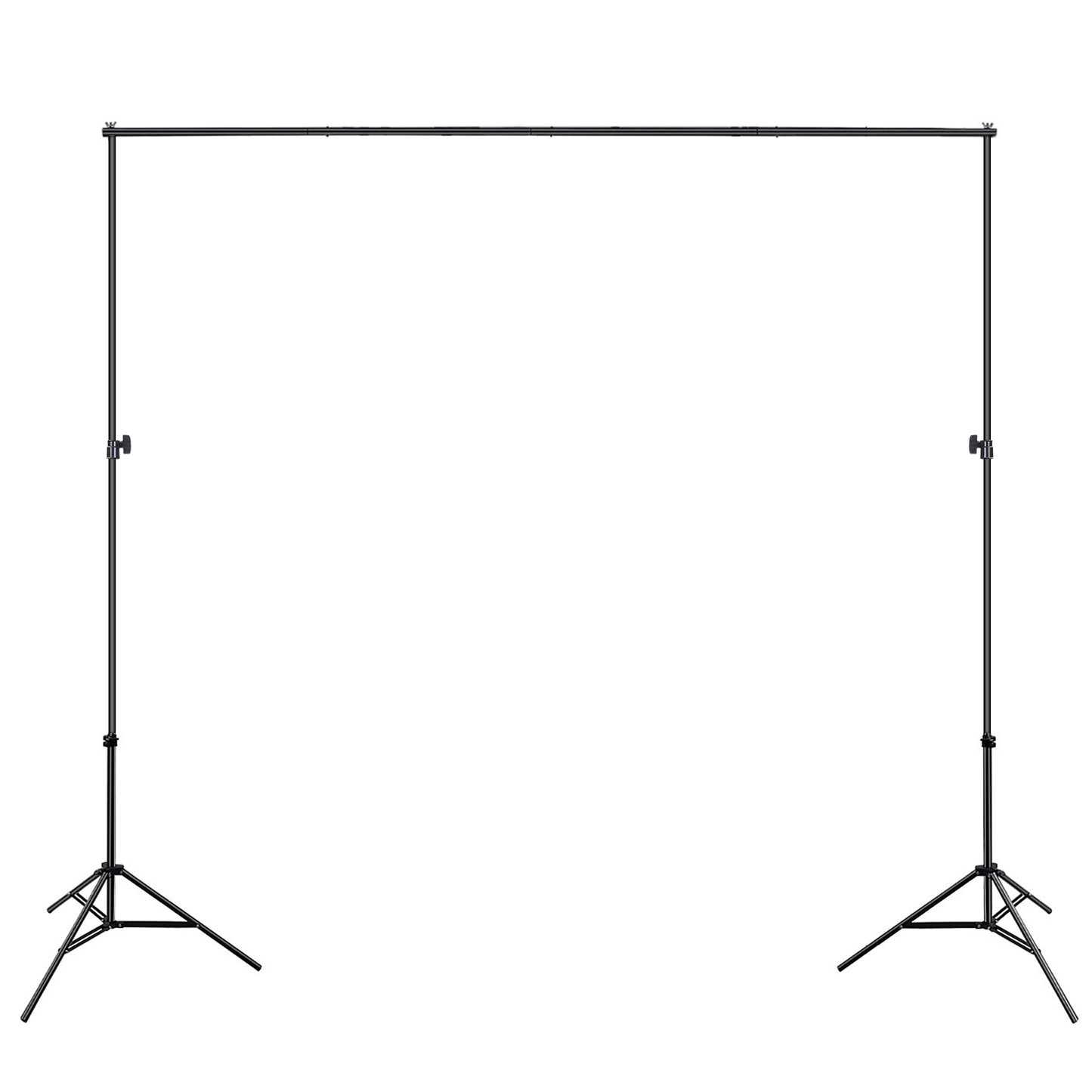 title:6.5 x 10ft Photo Video Studio Backdrop Background Stand Adjustable Heavy Duty Photography Backdrop Support Stand Set with Carrying Bag Clamps- Electronics;color:Black