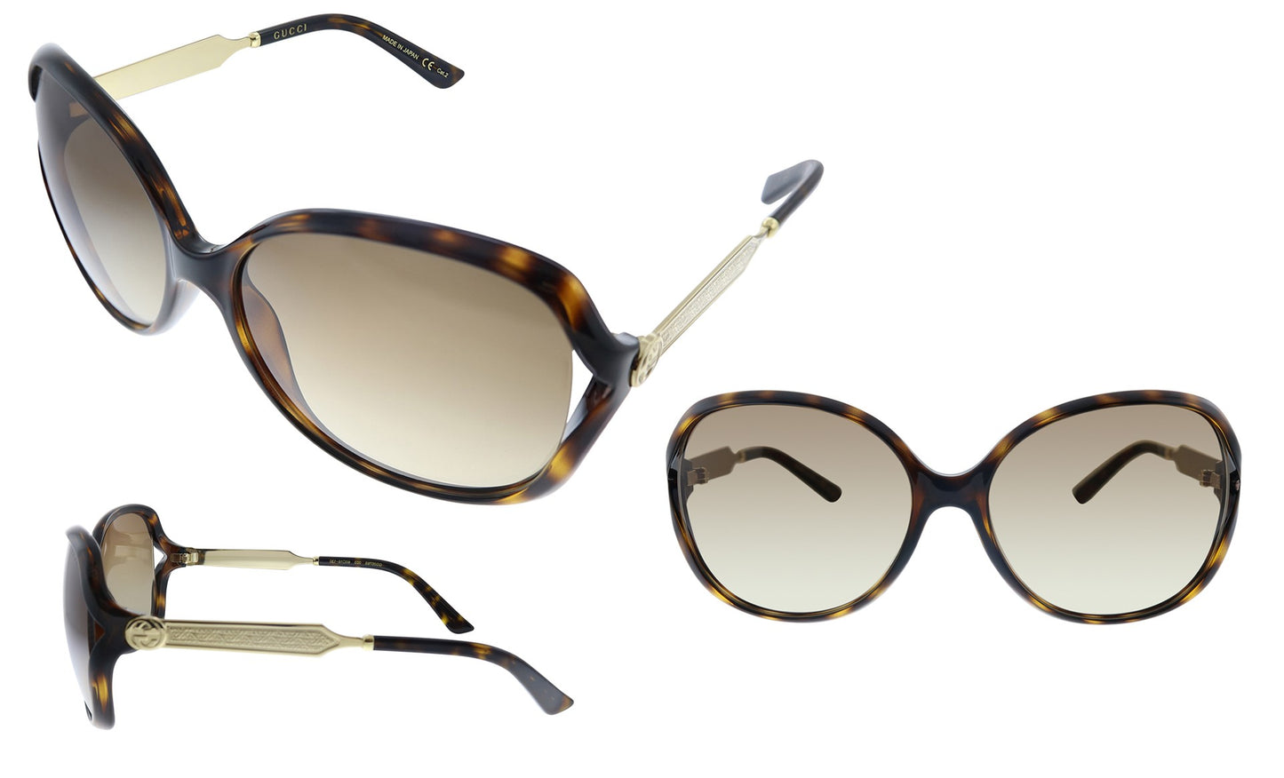 Gucci Womens Havana Sunglasses GG_0076S_003