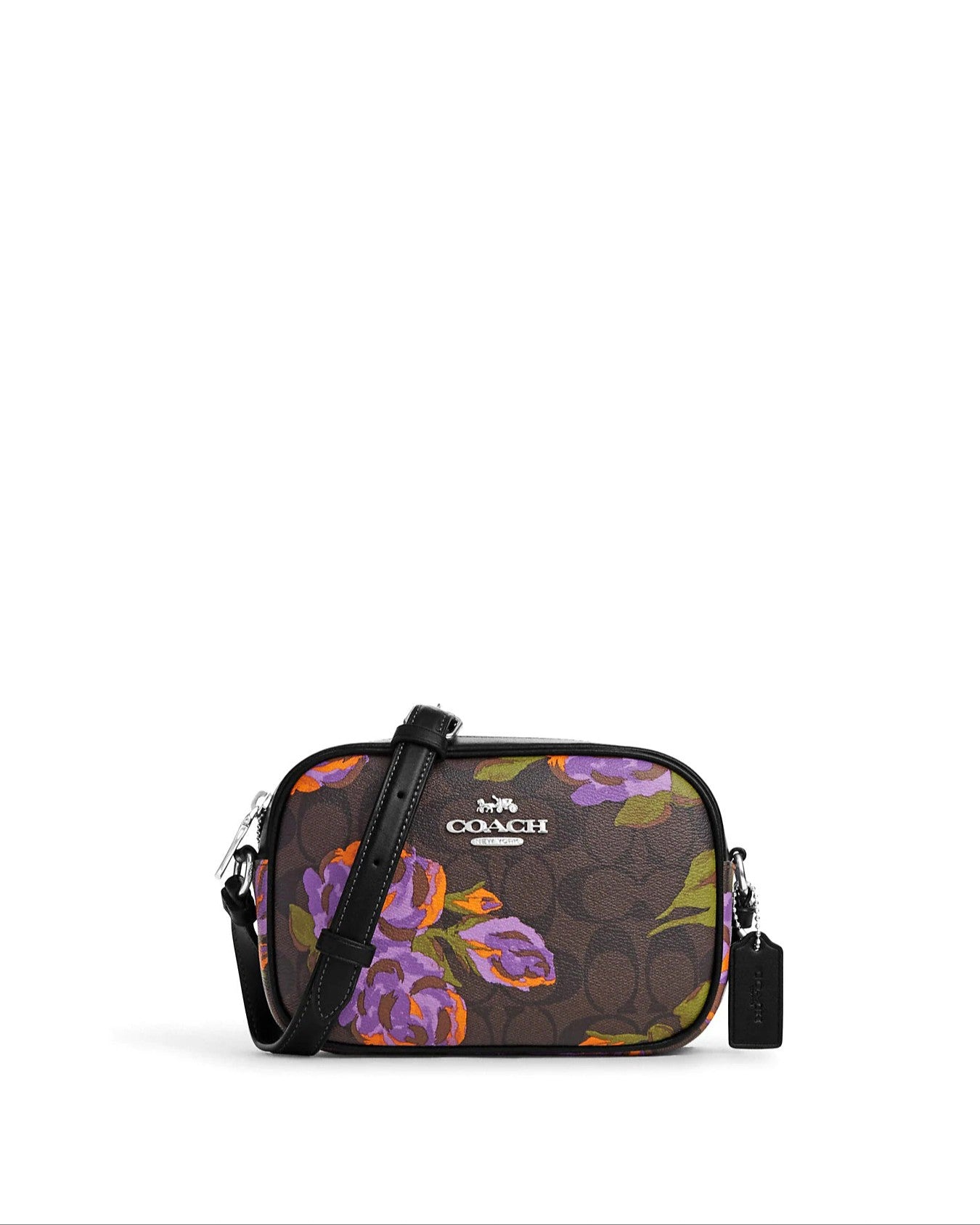 Coach backpack hot sale rose print