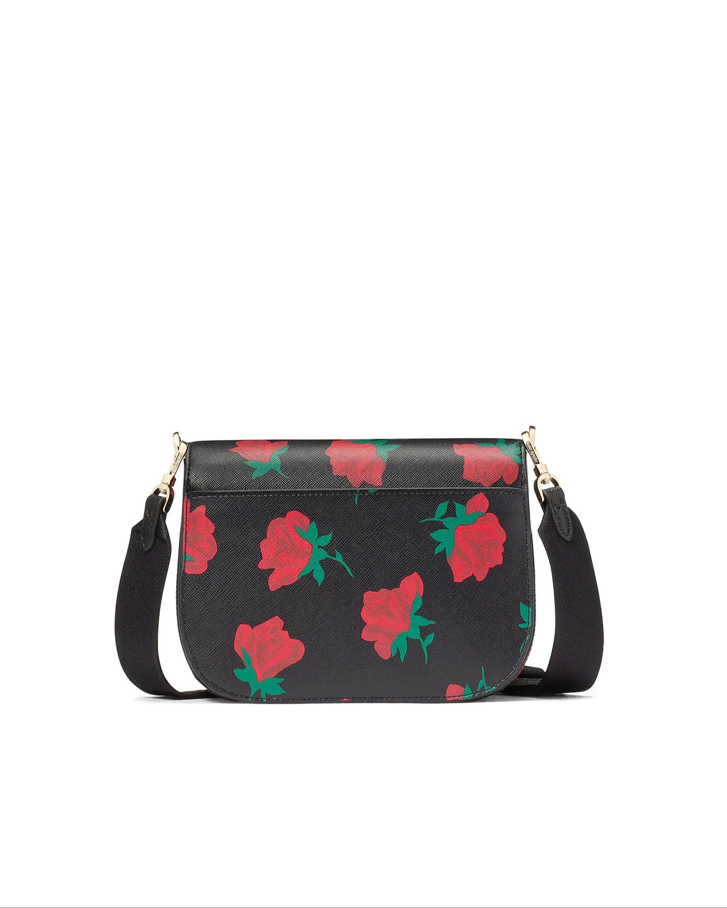 Kate Spade Madison Rose Toss Printed Saddle Bag