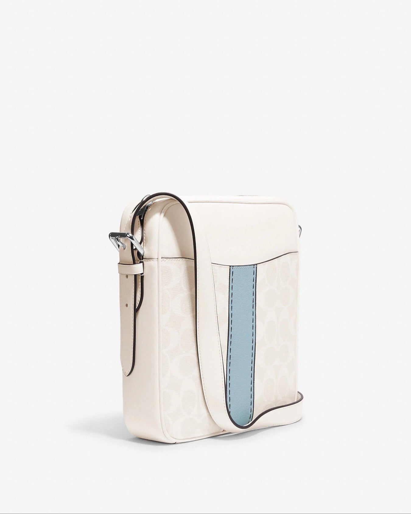 Coach Hudson Crossbody 21 In Signature Canvas With Trompe L'oeil Print