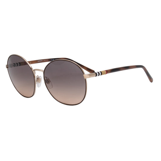 title:Burbetty Round Sunglasses BE3094 1257G9 56;color:Gold