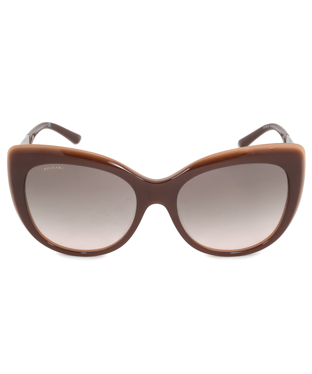 title:Bvlgari Cat Eye Sunglasses BV8198B 54423B 57;color:Brown