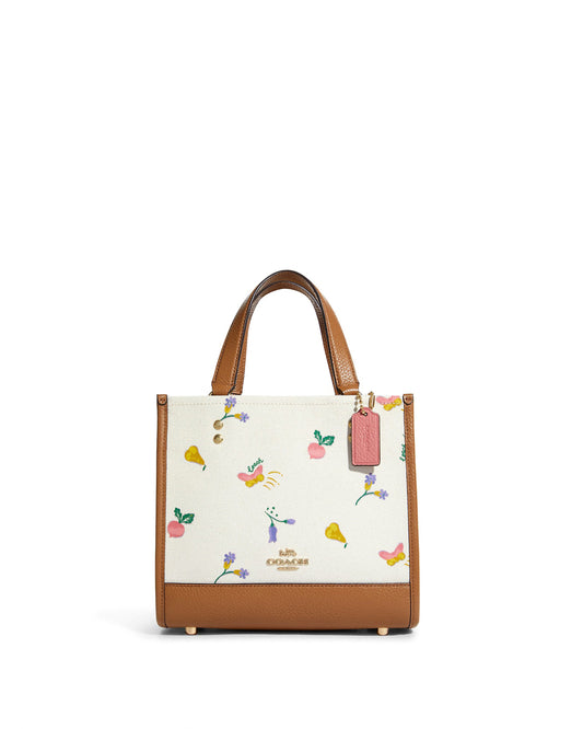 title:Coach Dempsey Tote 22 With Dreamy Veggie Print;color:Chalk / Penny Multi