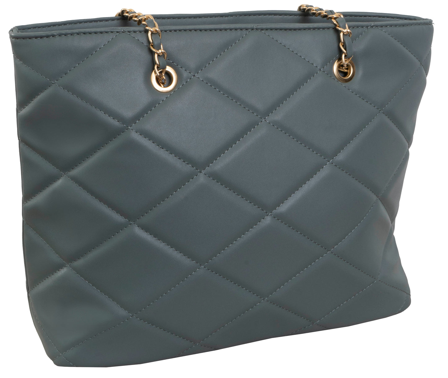 Ellen Tracy Smooth Diamond Quilted Tote ETH2179-104-SA