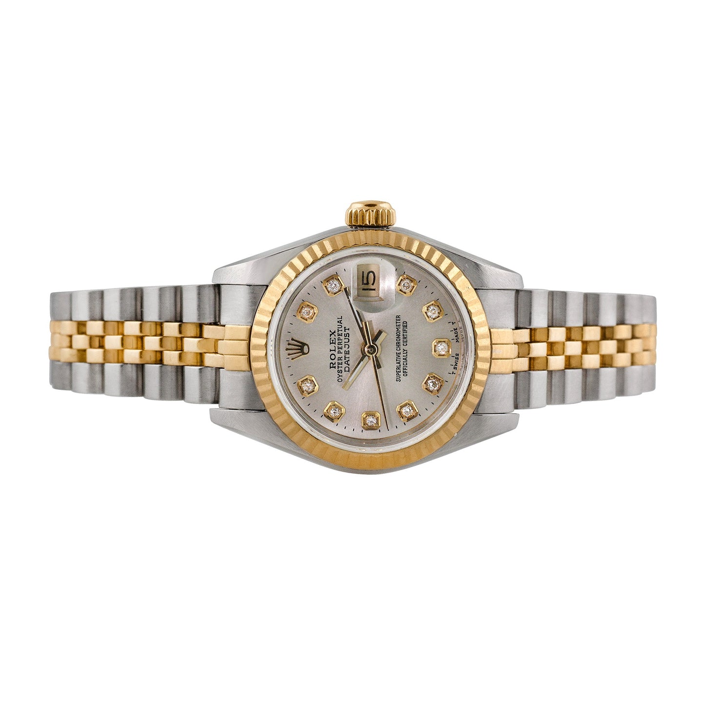 Pre-owned Rolex Ladies Two-tone Datejust, item #2