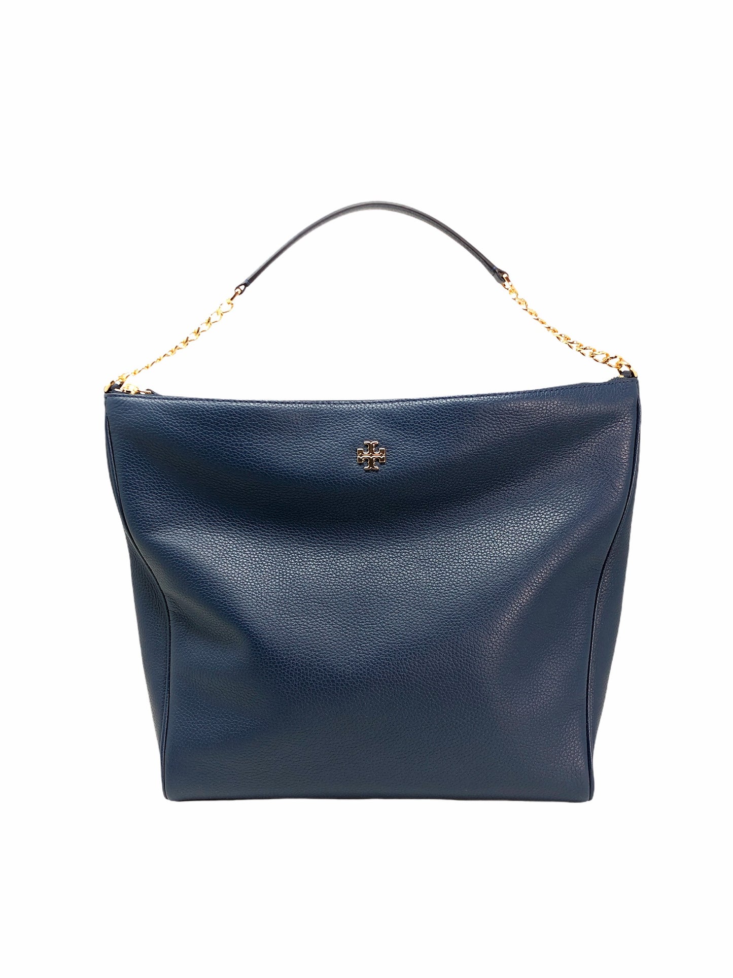 title:Tory Burch Royal Navy Carter Slouchy Hobo;color:Royal Navy