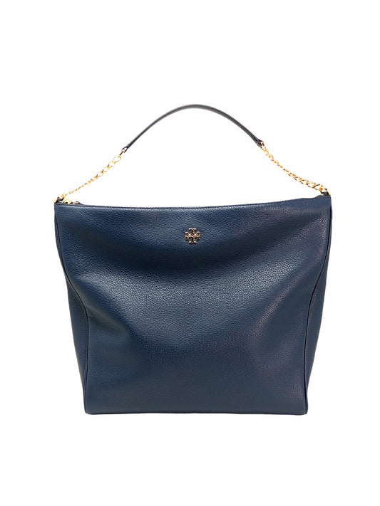 title:Tory Burch Royal Navy Carter Slouchy Hobo;color:Royal Navy