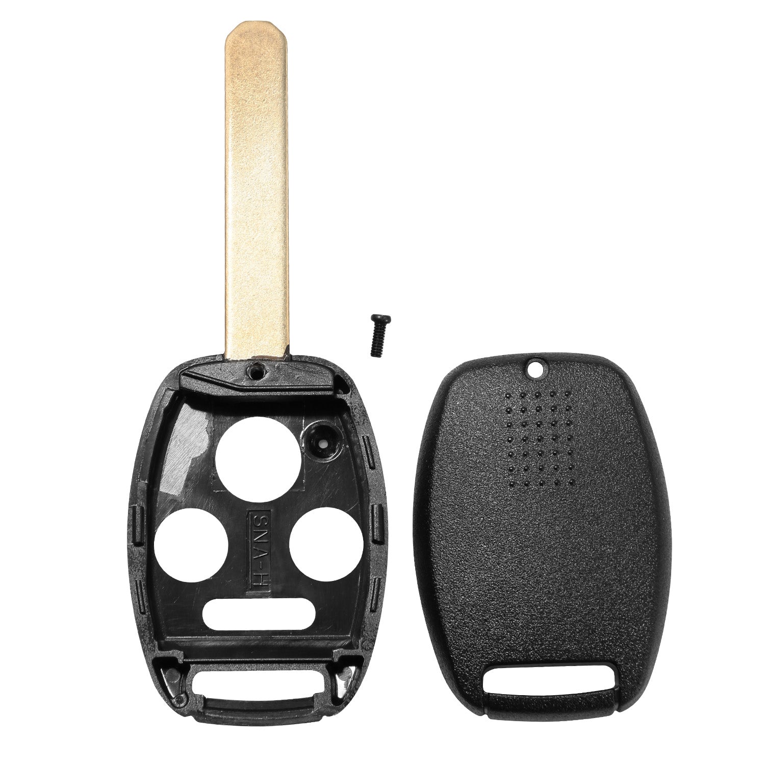 title:2Pcs Keyless Entry Remote Shell Case Fit For Honda Accord 2008-2012 Car Key Fob Pad 
Replacement N5F-S0084A N5F-A05TAA w/ Uncut Blade;color:Black