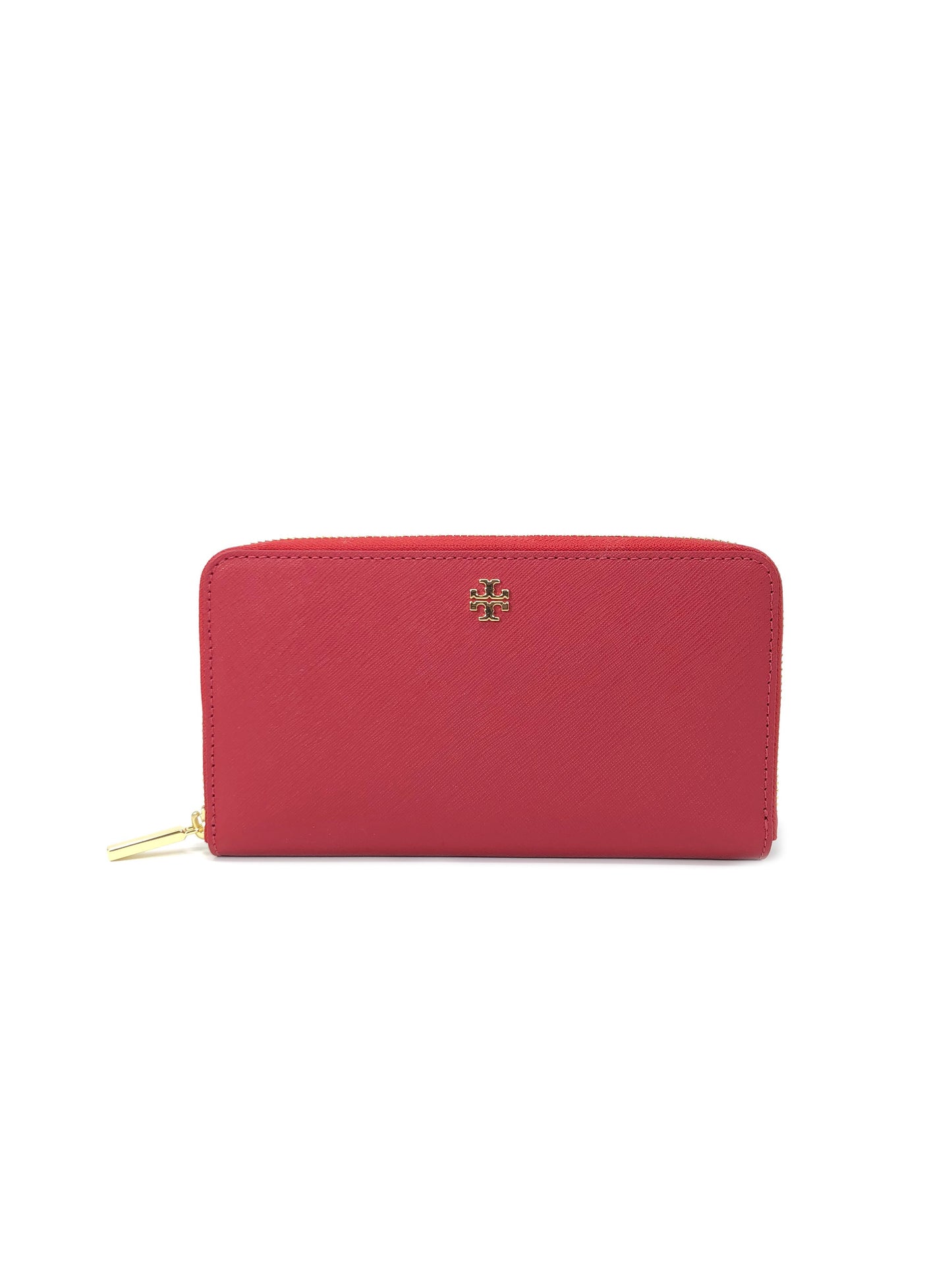 title:Tory Burch Kir Royale Emerson Zip Continental Wallet;color:Kir Royale