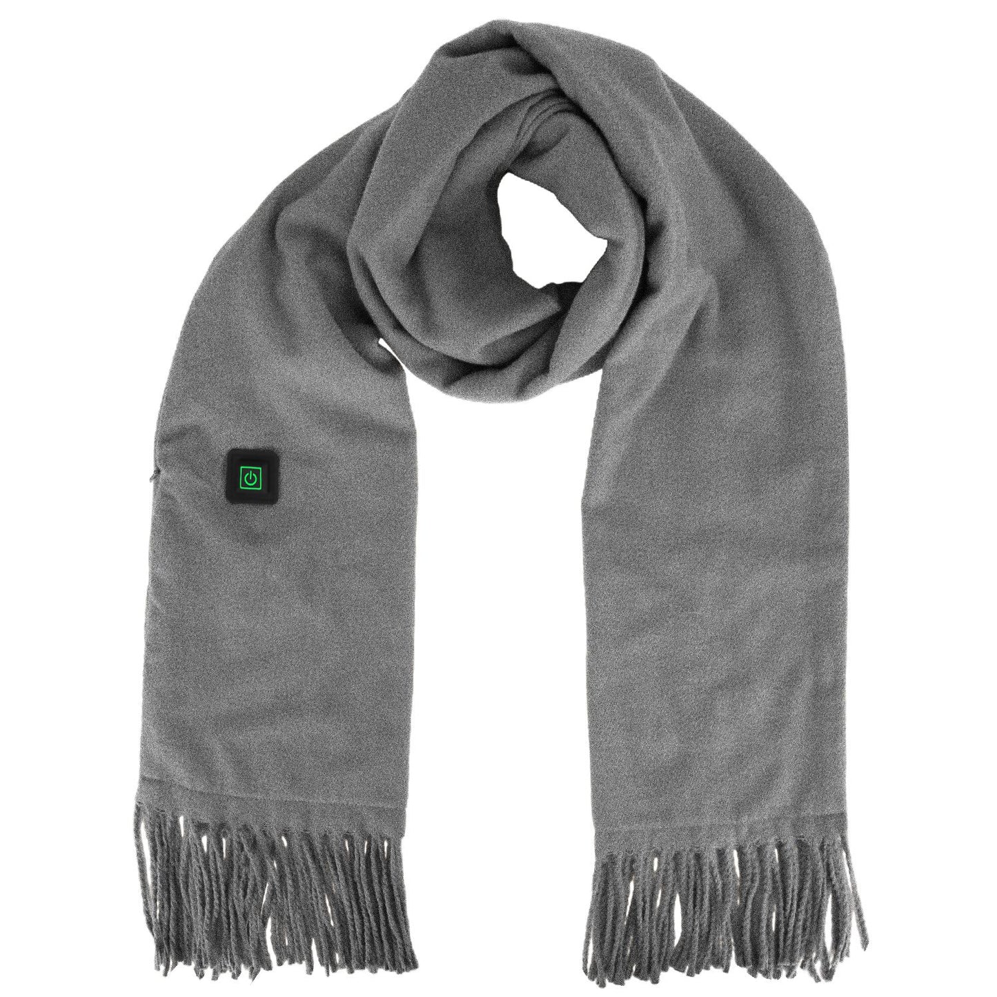 title:Electric Heated Winter Scarf USB Heating Neck Wrap Unisex Heated Neck Shawl Soft Warm Scarves 3 Heating Modes for Outdoor Cycling Skiing Skating;color:Gray